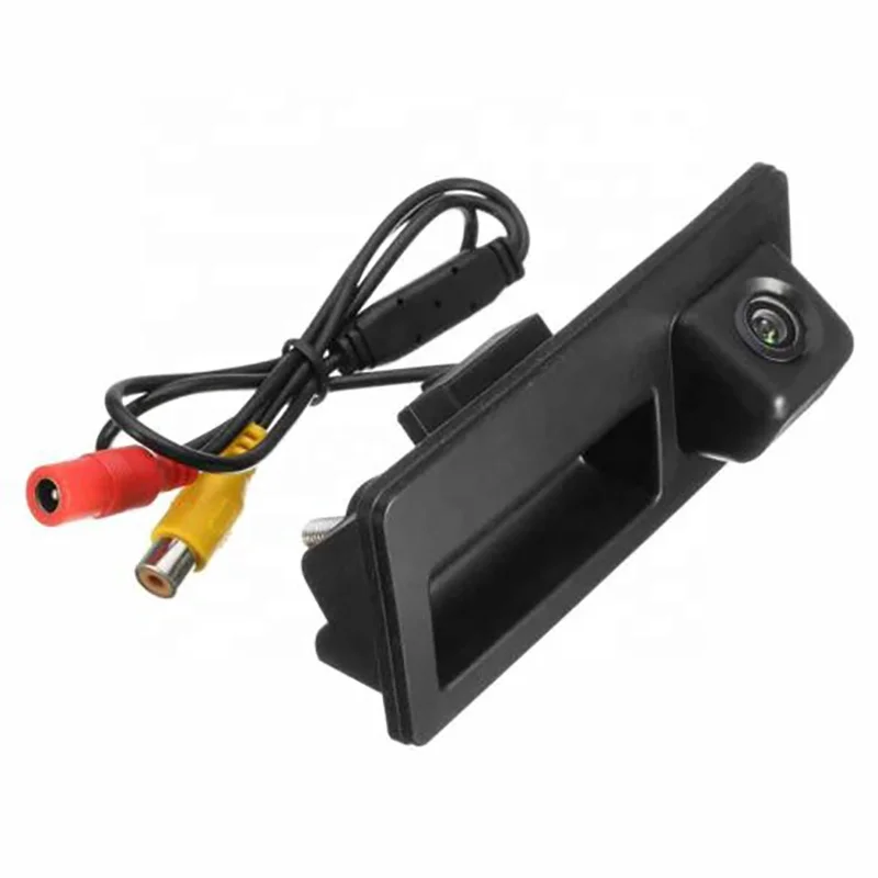 

Car Trunk Handle high resolution Rear View Reversing Camera for A3 A4 A5 A6 S5 Q3 Q5 Q7 with multimedia android touch screen, Black