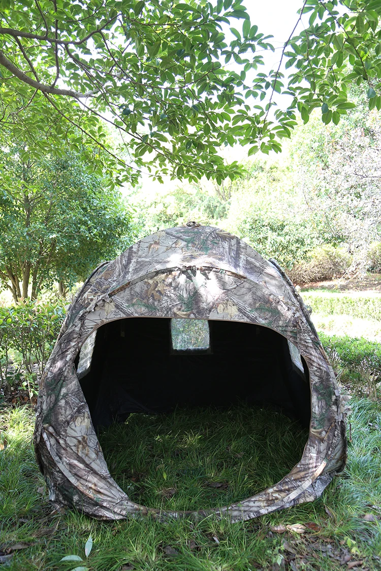 Portable Hunting Blind Pop Up Ground Weather Resistant Hunting