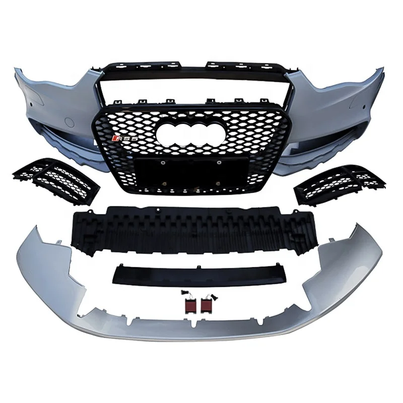 

car bodikits Front bumper for Audi A5 S5 Rs5 style Auto modified PP material Bodykit for Audi A5 S5 2012 2013 2014 2015 2016