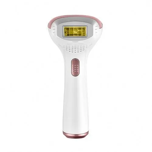 

Smart 2021 New Arrivals Hot Sale Ipx7 Waterproof Permanent Ice Cool Painless Lady Hand Held Ipl Laser Hair Removal Device, Pink