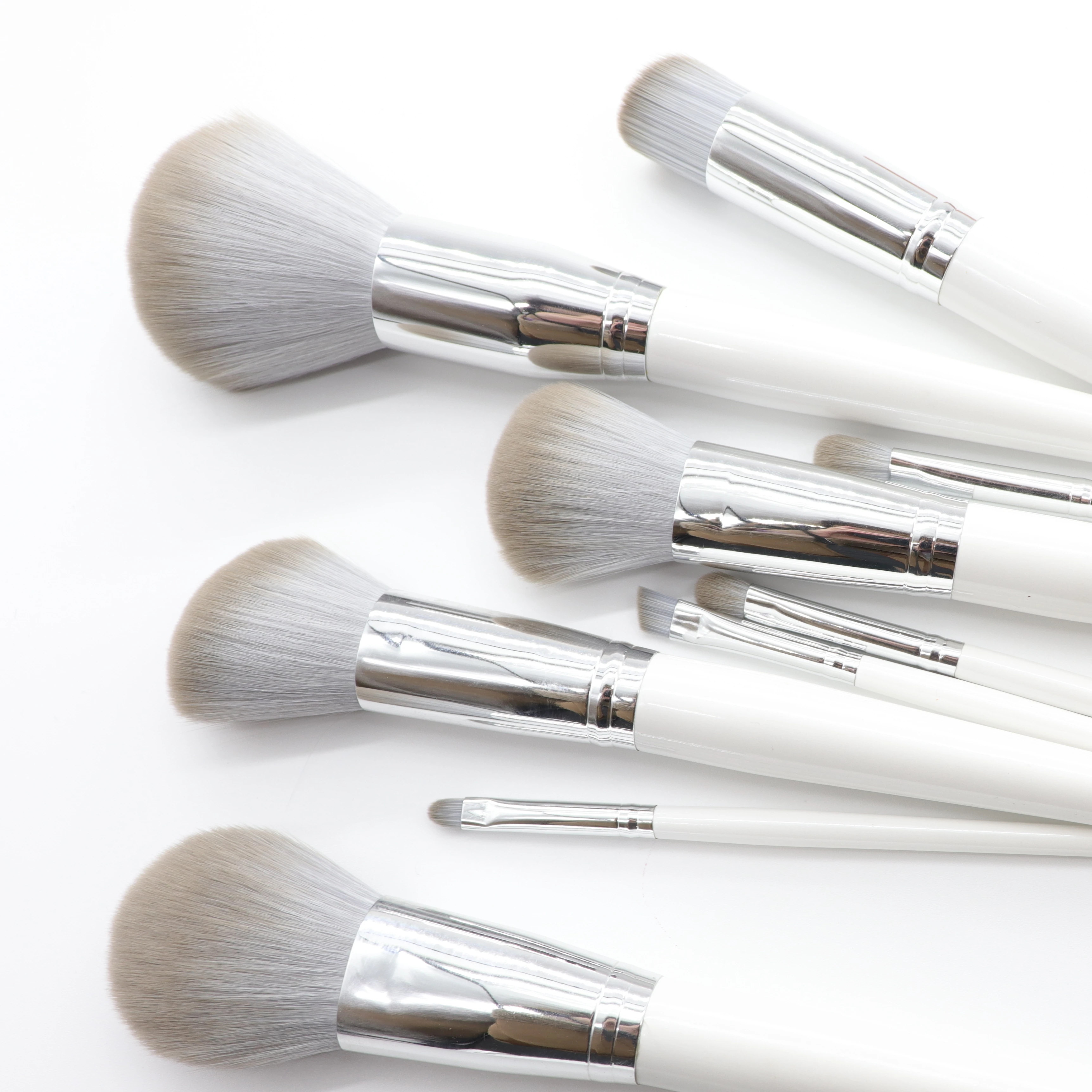 

2021 new soft makeup brush 10 piece set, Bright black