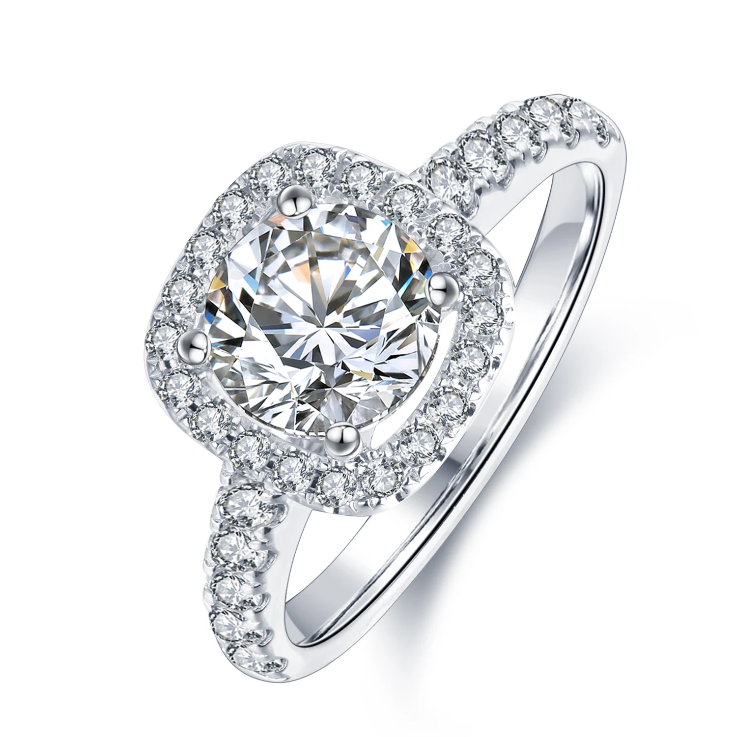 

0.5ct G SI IGI 18k Gold Lab Grown CVD Diamond Engagement Ring, White