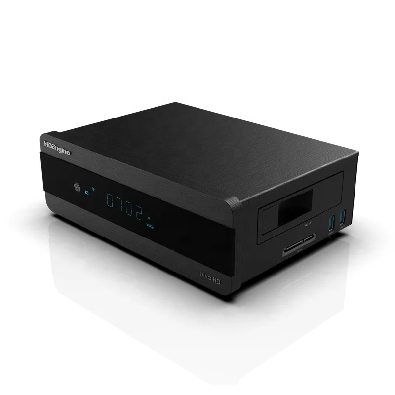 

4K Blu-ray hard disk player UHD Blu-ray player 3D network film lossless music Blu-ray video player, Black