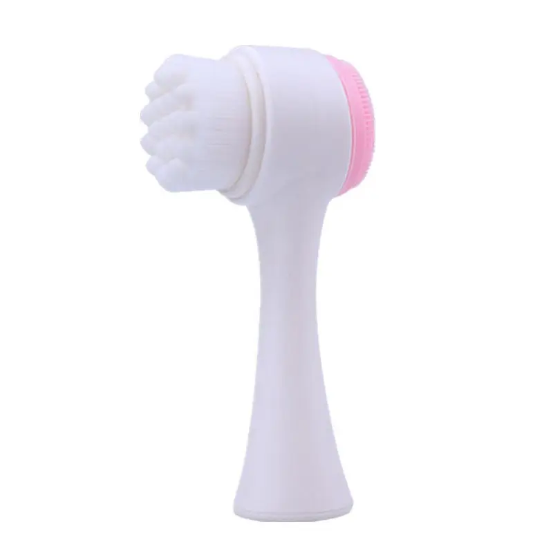 

Double-sided soft silica gel washing machine manual cleaning brush vibrato artifact deep pore cleaner