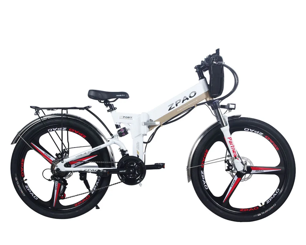 

Original E-Bikes Manufacture 21Speed Folding Ebike Electric Bicycle 120Km Long Range E Bike Foldable For Drop shipping, Black,white