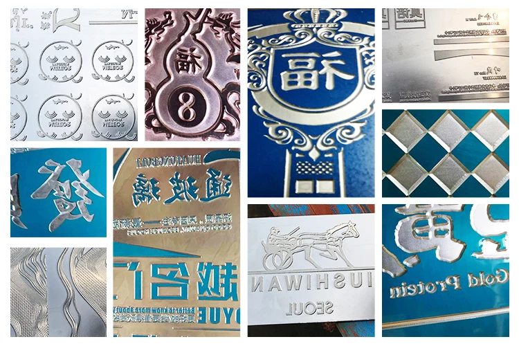 Chemical Etching Photoengraving Zinc Plate For Hot Stamping And