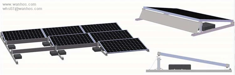 Solar Roof Solution Pv Flat Roof Racking Manufacturers and Suppliers ...