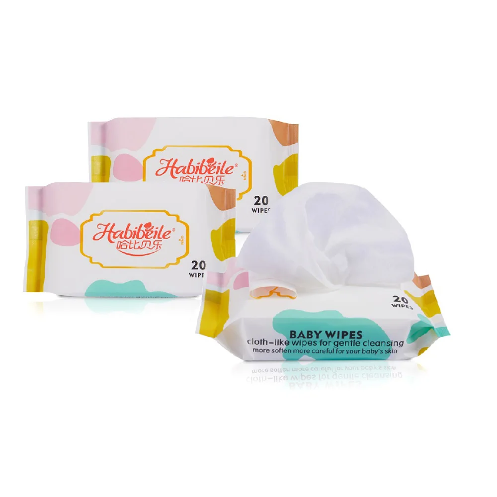 

Organic Wet Tissue Papers Wholesale Private Label Cheapest Bamboo Biodegradable Waterwipes sensitive newborn Baby Wipes