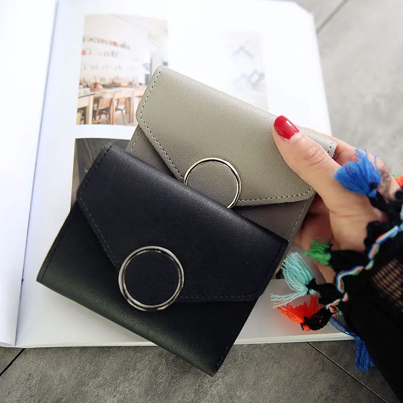 

Wallets Small Fashion Brand Leather Ladies Card Bag For 2020 Clutch Women Female Purse Money Clip Wallet