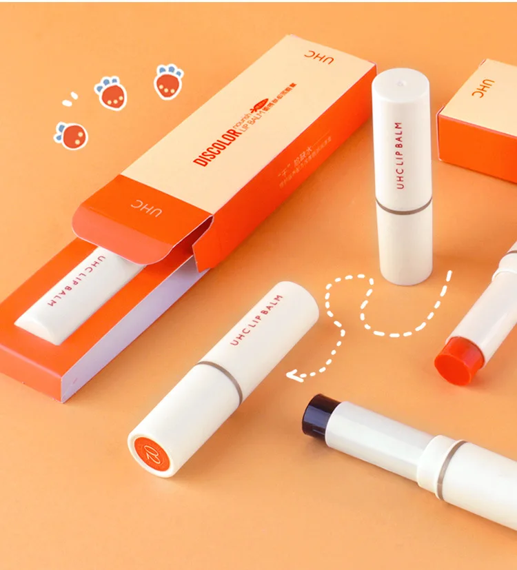 

Lip gloss bases moisturizer Temperature-sensitive discoloration Lip balm