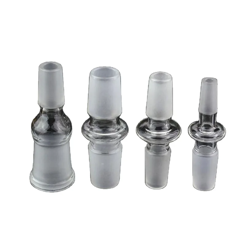 

Glass Drop Down Adaptor For Pipe Wholesale Adapter with Male to Male Adaptor Male to Female Adaptor 14mm 18mm, Clear