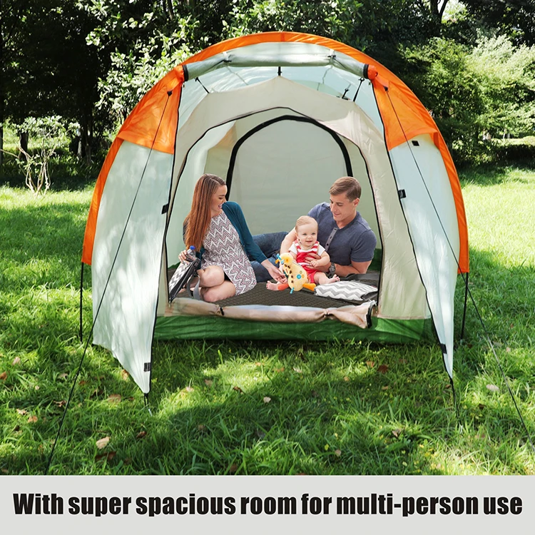 Homful Multi Person Luxury Family Tent Outdoor Big Camping Tent Tunnel