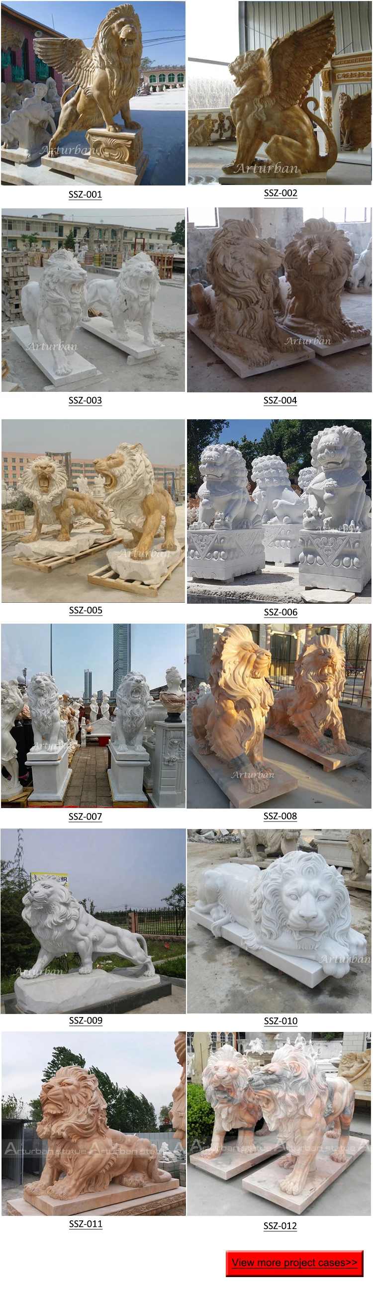 marble lion statues for sale