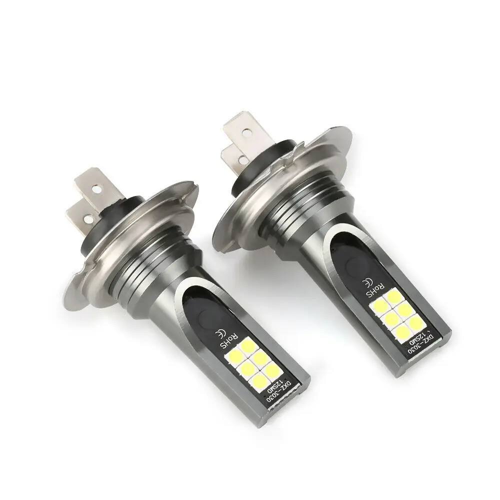 2x H7 Car LED Headlight Kits 110W 20000LM FOG Light Bulbs 6000K Driving DRL Lamp DC12-24V