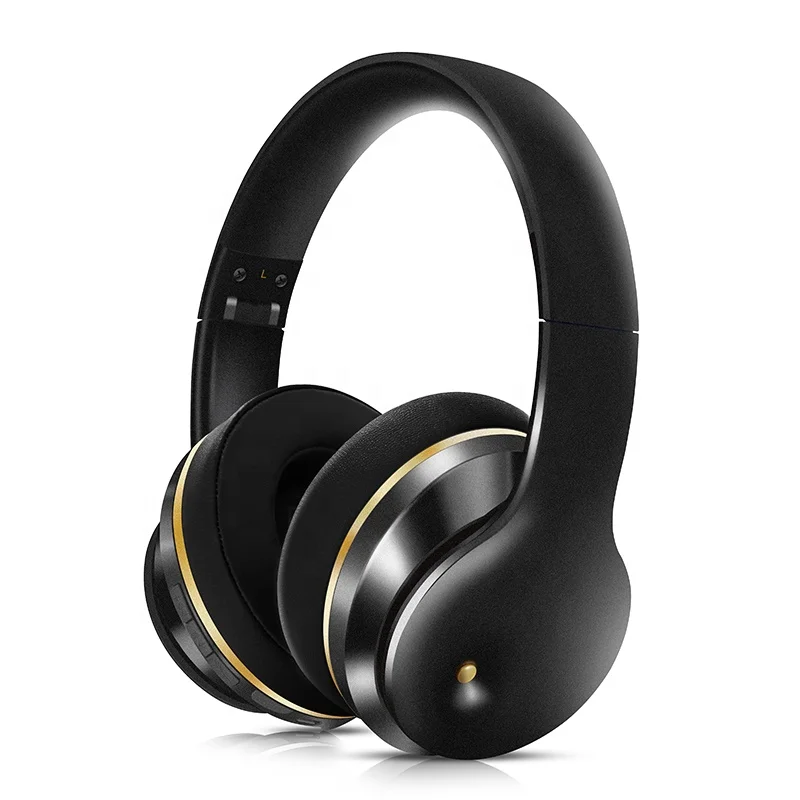 

QIYU Foldable Active Noise Cancelling Wireless Headphone Stereo Over-ear Bass Bluetooth Earphone Headset