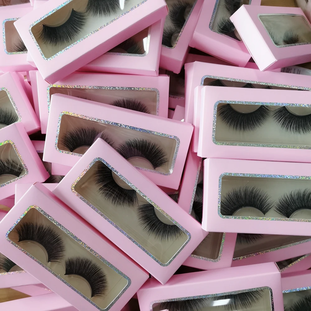 

cheap 3D real mink fur eyelash vendor customized boxes false lashes3d private label and logo mink eyelash
