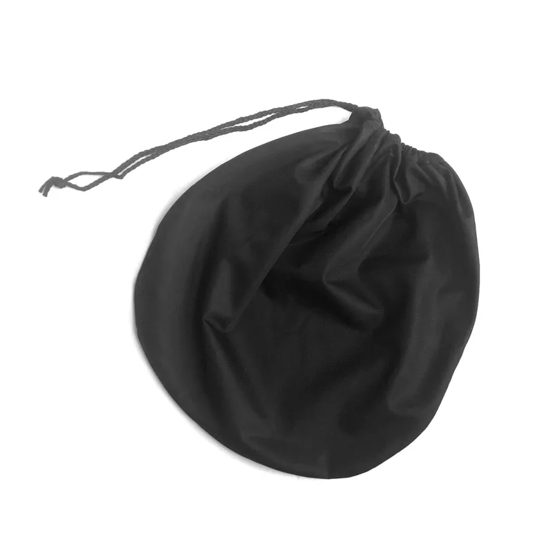 

Motorcycle full helmet half helmet black non-printed bag single suction dustproof flannelette helmet bag