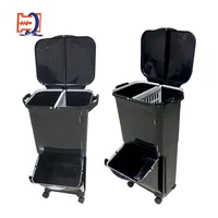 

QiangHong 2019 New Design recycle double layer classified trash can 45L