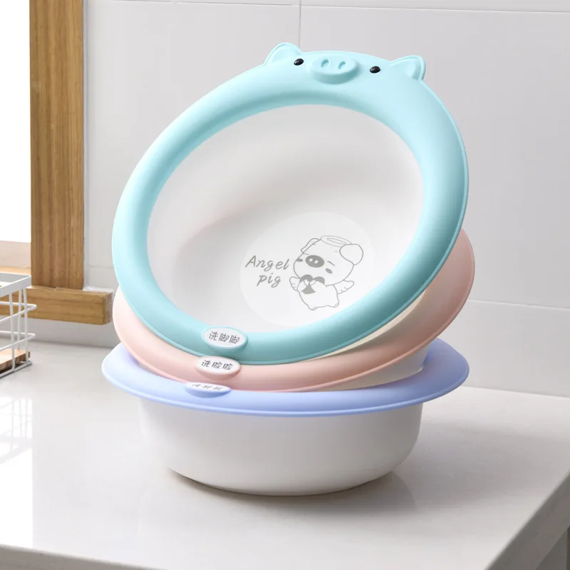 

Cartoon household children's washbasin newborn children's products, 3 colors