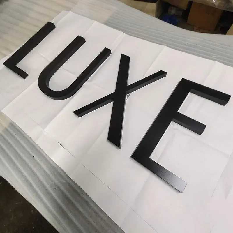 Company Sign Letter Logo Outdoor Advertising Board Large Metal Aluminum