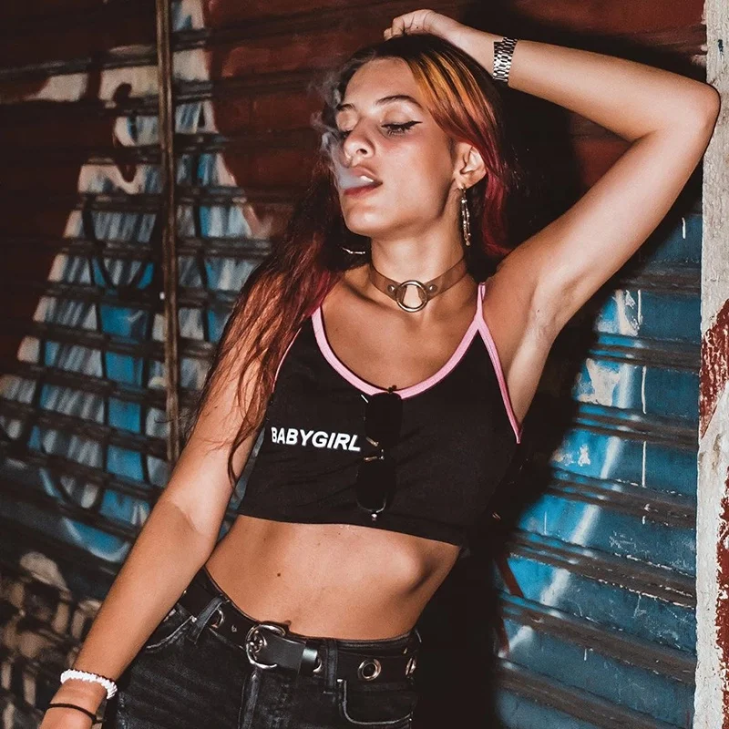 

clothing vendors best price fashion women sleeveless crop top sexy ladies tank top casual o neck patchwork vest