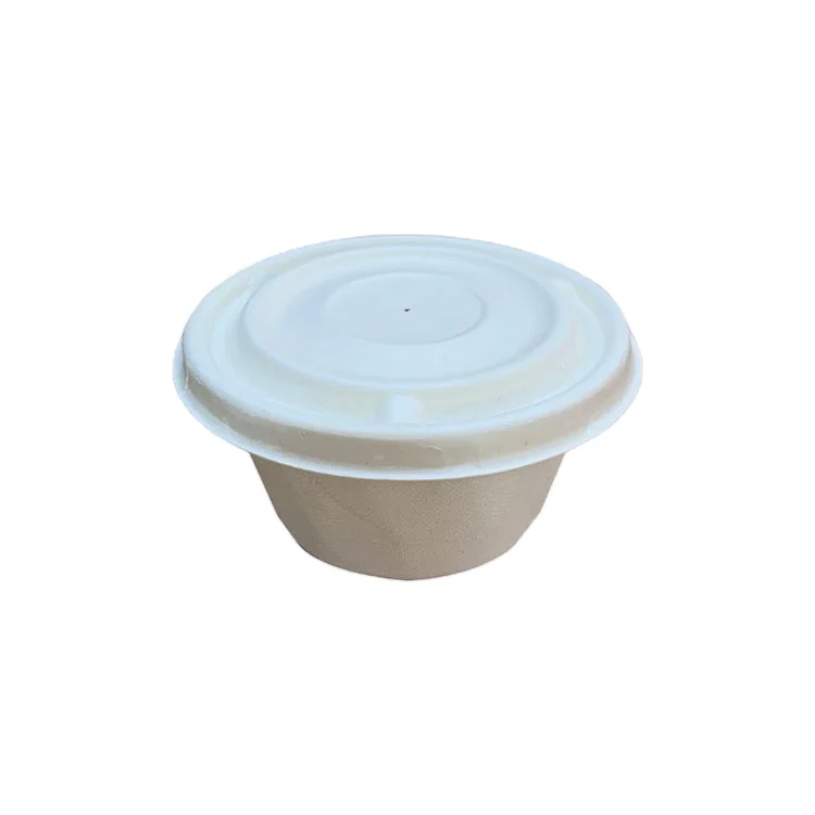 

Logo custom printing disposable bento bowl 16oz friendly kraft paper salad bowl with lids