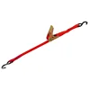 Tow Dolly Basket Strap Tire Tie Down Strap with Twisted Snap Hooks