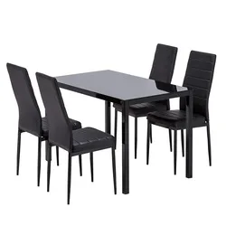 dining chairs modern leather