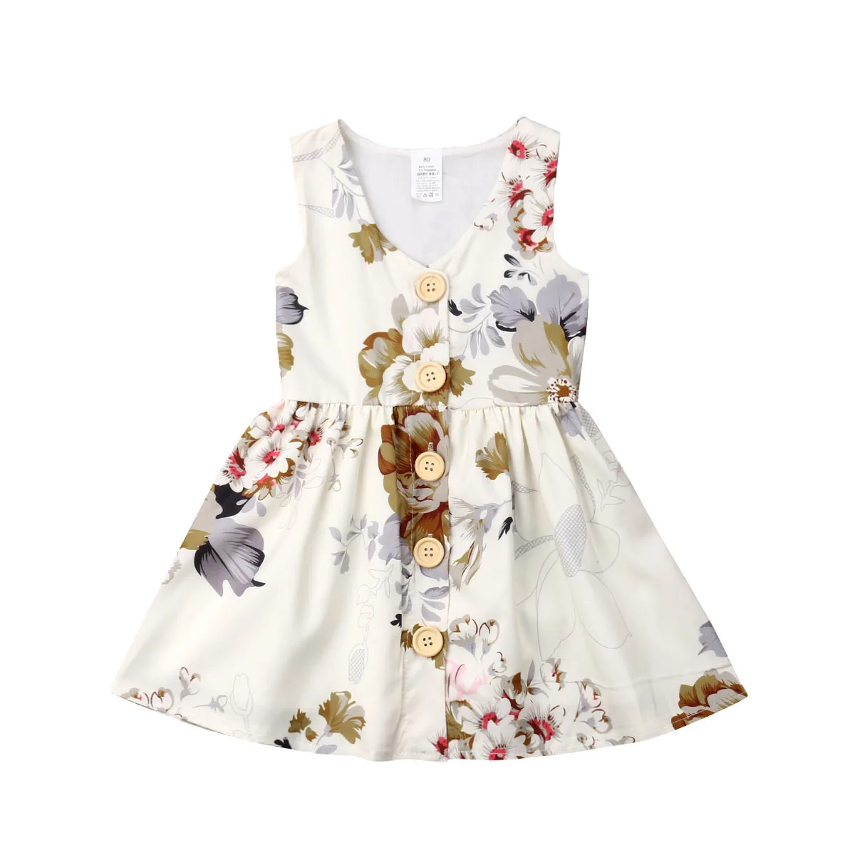 

Summer new style children's baby sleeveless printed dress