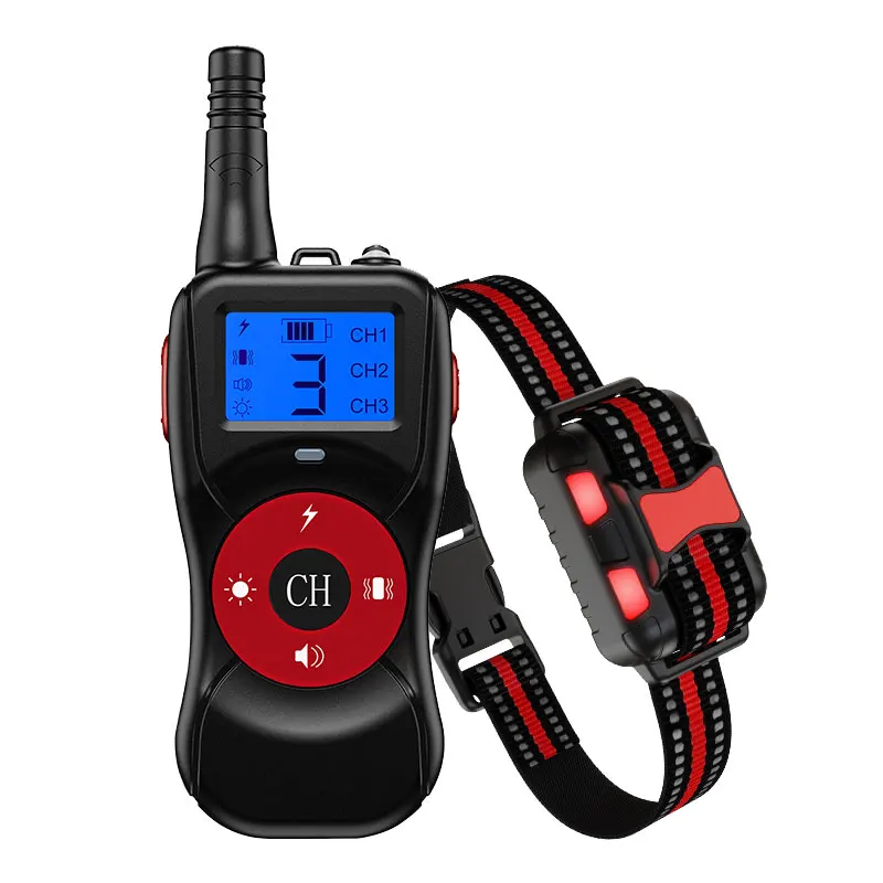 

Pet Dog Electric Training Collars Shock Vibration Dog Training Collar Walkie Talkie Dog Training Collar With Remote