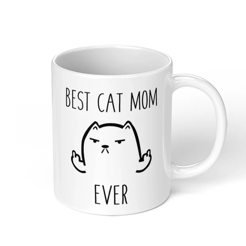 

Eco-friendly High Quality Personalized Simons Cat Mug With Handle, Customized color