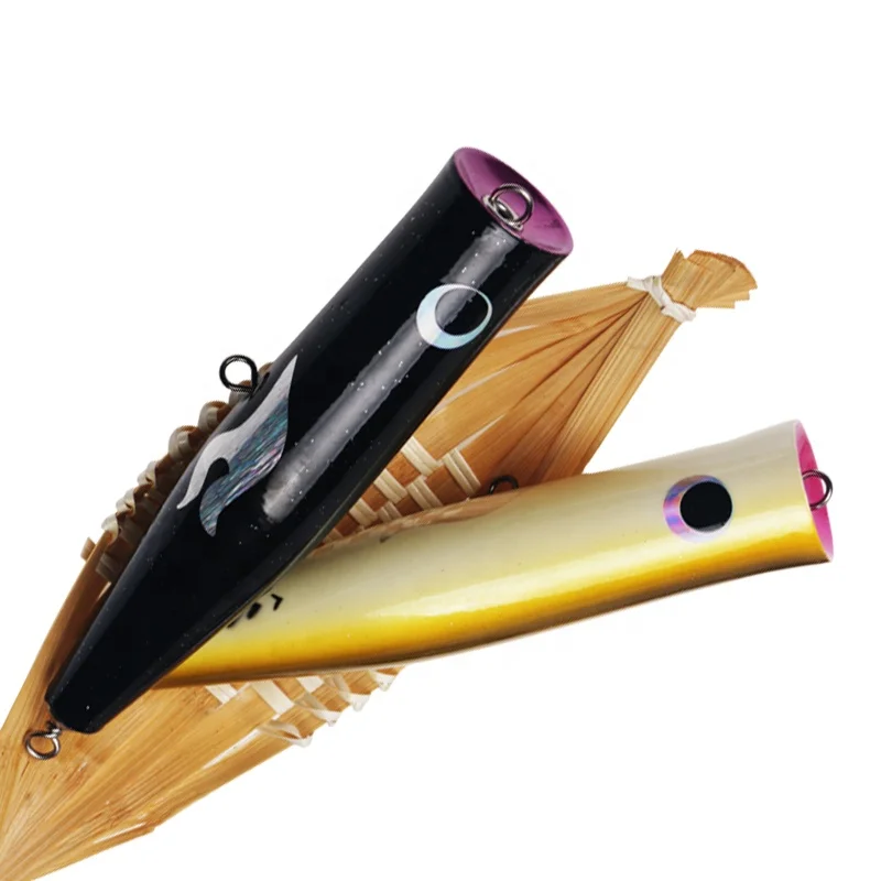 

120g 18cm Wooden wave climb offshore teaser trolling lures saltwater lures, 4 colors