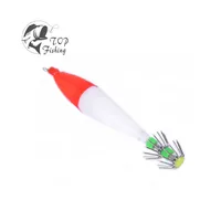 

4.0# Squid Jigs Luminous Fishing hard Lures red white squid jigs