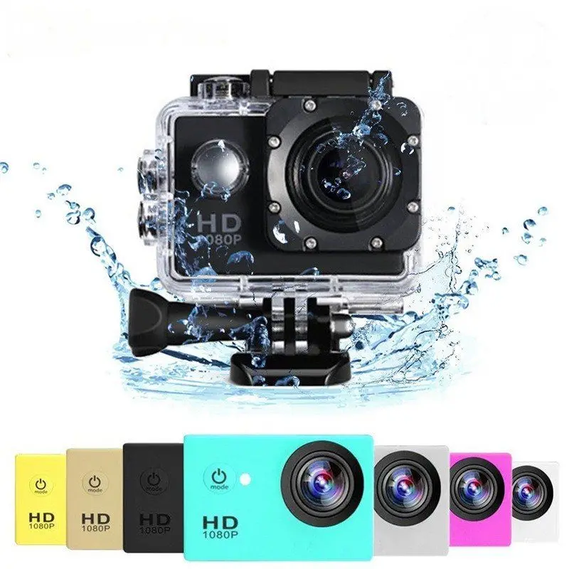 

HD 1080p Sport Video Camera Action Cam Recorder DVR Cheapest SJ4000 Video Camera Waterproof Gift Sport Dv Support 12MP 4K, Pink