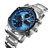 

SKMEI 1389 Sport Mens Watches Multiple Time Zone relogio masculino Quartz WristWatch Timepiece Wrist Watch Stainless steel