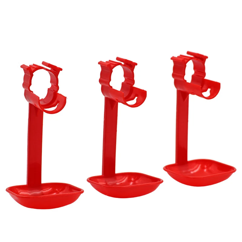 

Red Poultry Water Cup Drinking Machine Individual Chicken Watering Poultry Drinking Cups Chicken