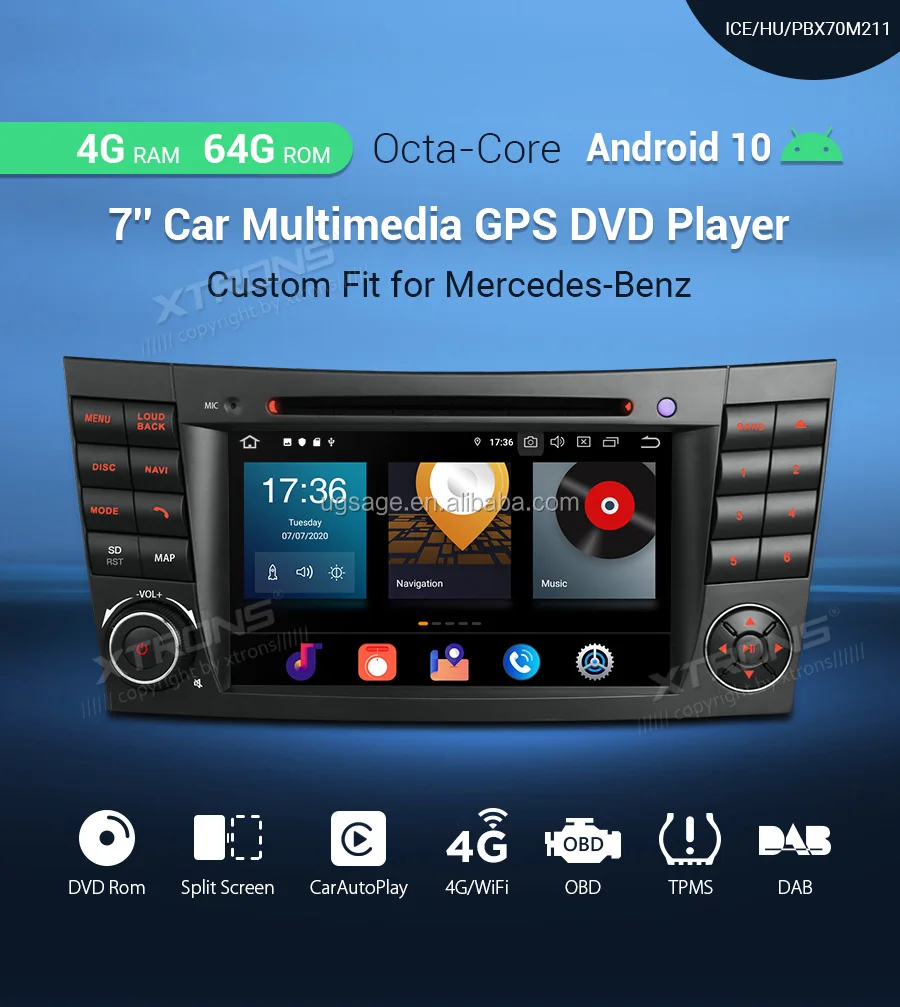 Xtrons Android 10 0 Octa Core Auto Navigation Gps Fur Mercedes Benz W211 Mit Cd Dvd Usb Dba Obd Buy Auto Multimedia Fur Mercedes W211 Auto Android Dvd Player Android Auto Multimedia Product On