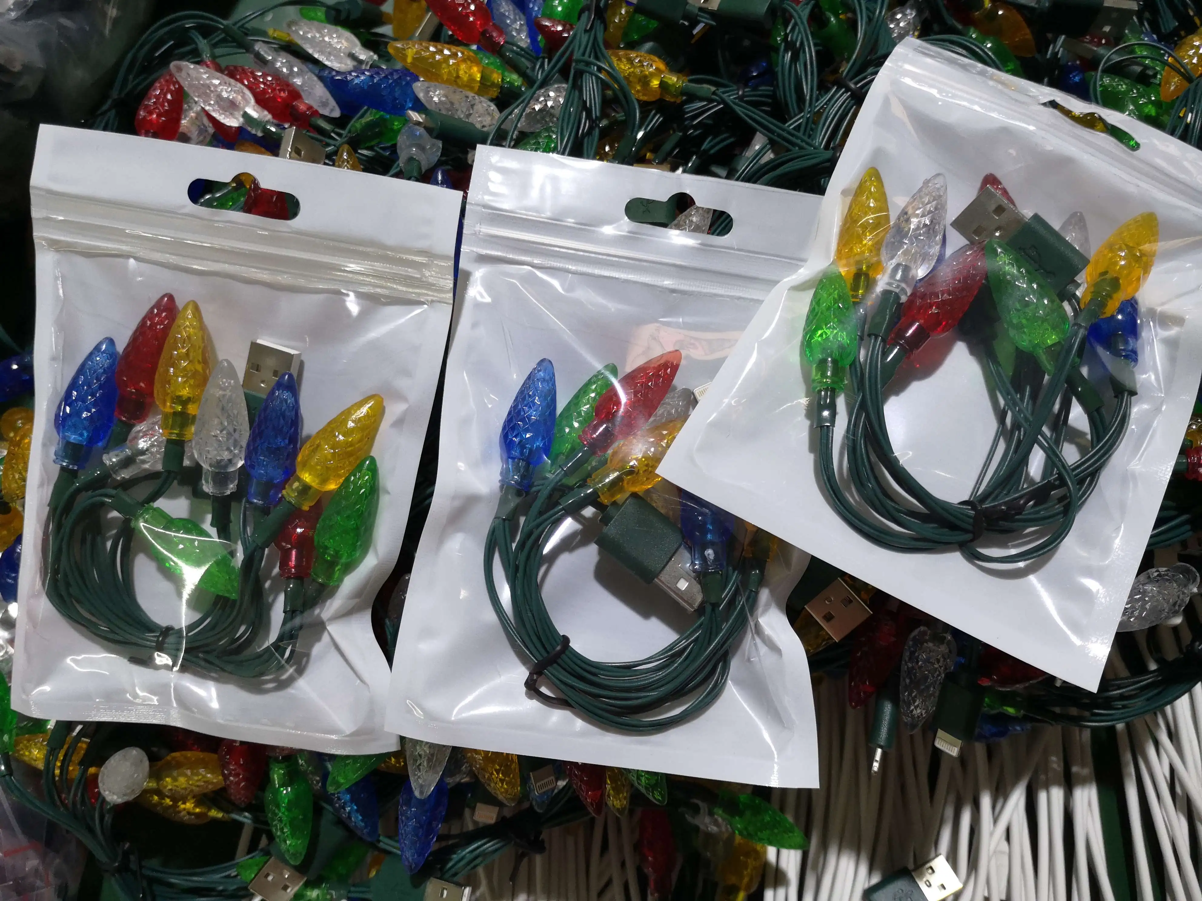 New Arrival Shining Multicolor Led String Lights Fast Charging Data