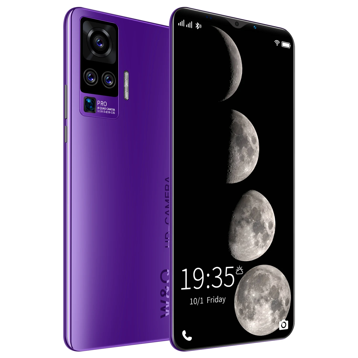 

Best price official global smartphone Large memory mobile phone cheap big screen android phone, Purple, red, blue