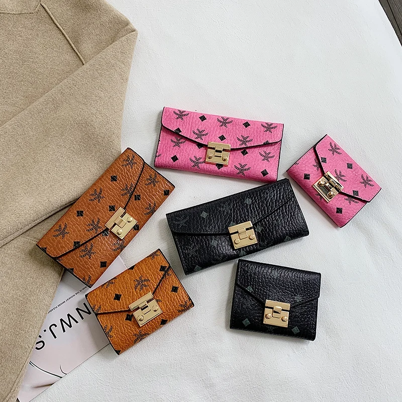 

Hot Sale China Manufacturer Long Women Wallet Fashion Pu Purse Girls Credit Card Holder for Women Short Wallets, 3 colors