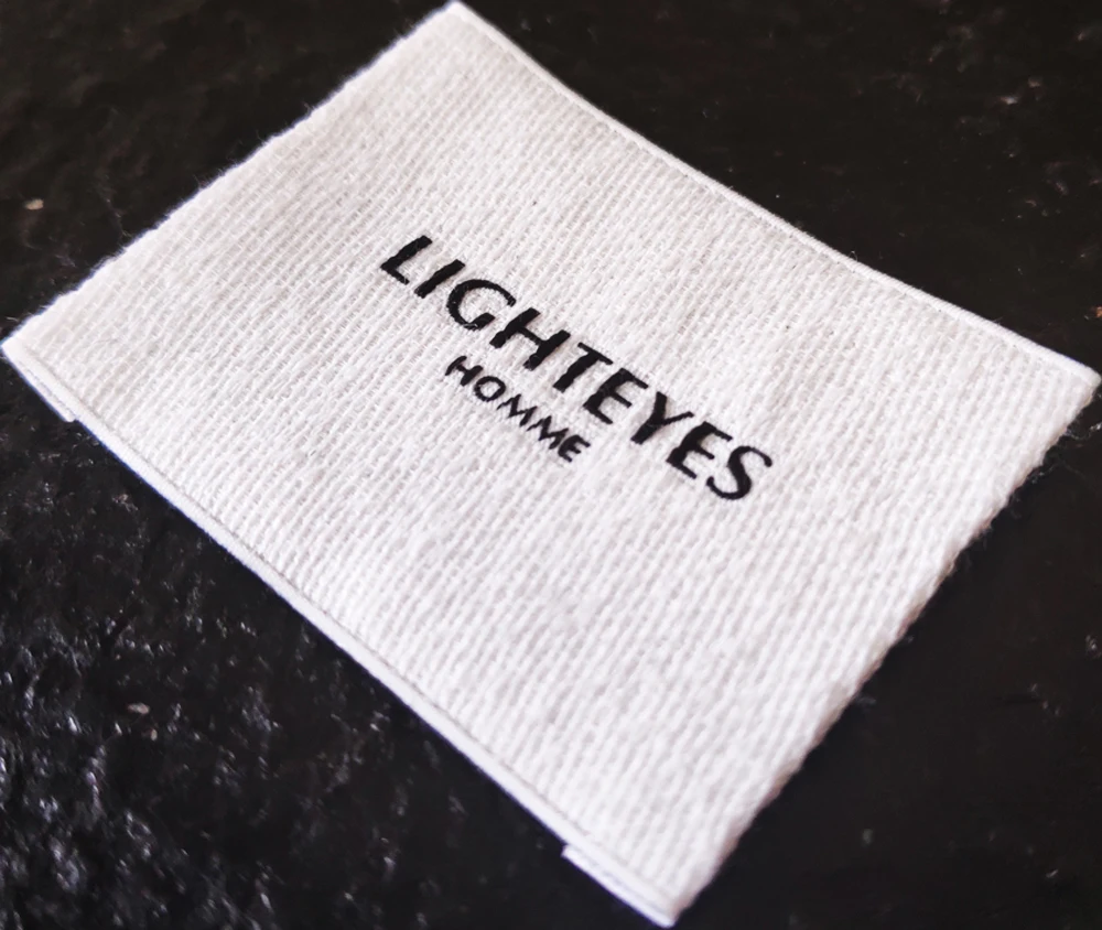 Fashion Damask Custom Garment Woven Labels For Clothing Manufacturer