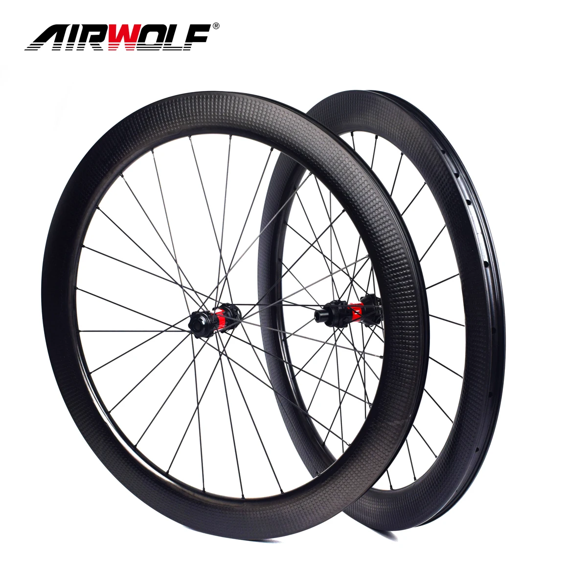 

T800 UD 700C 58MM Depth Dimple Surface Disc Brake Carbon Fiber Road Bike Wheels Disk Bicycle Wheelset Made In China