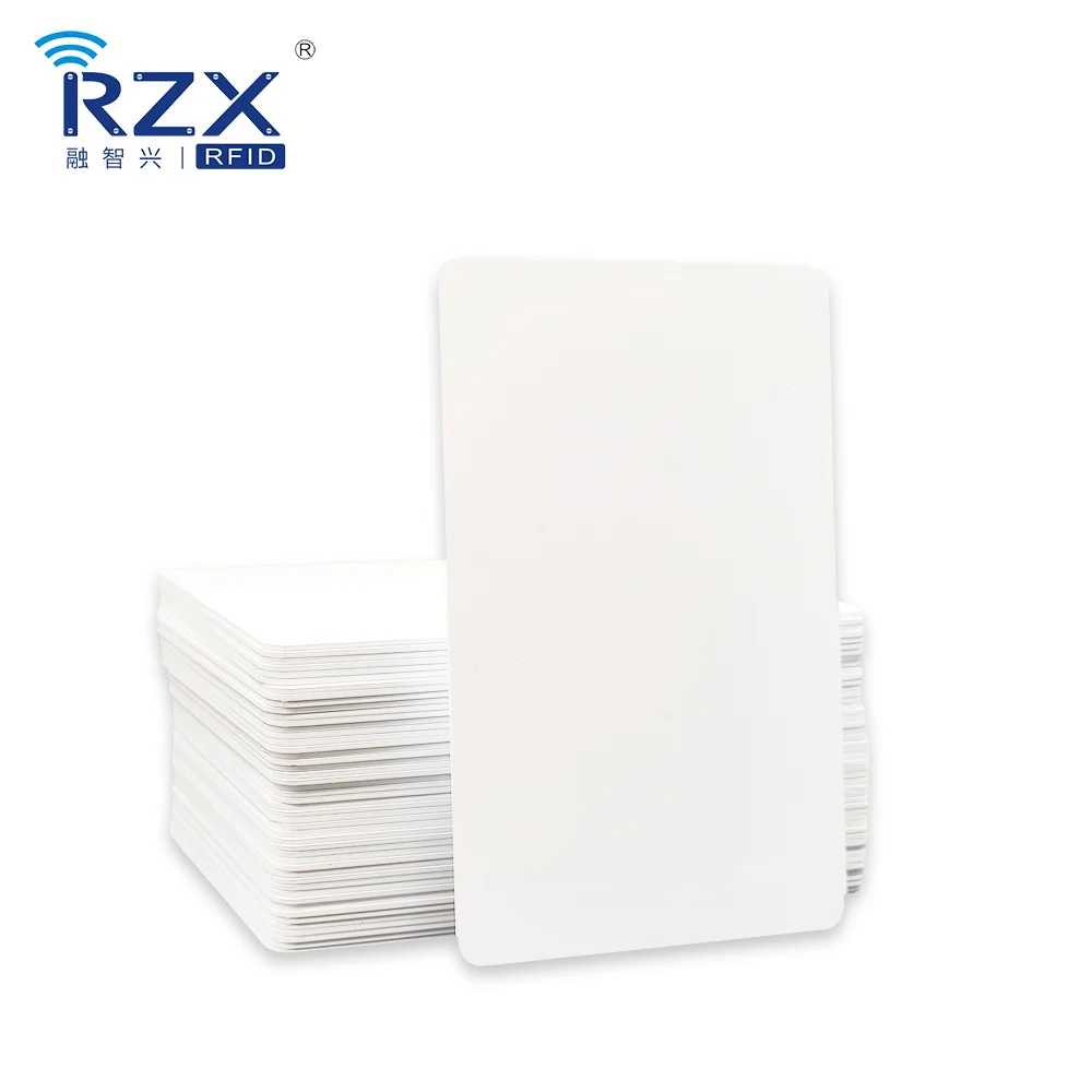 

wholesale high quality F08 blank PVC smart card 13.56MHz RFID card for access control system