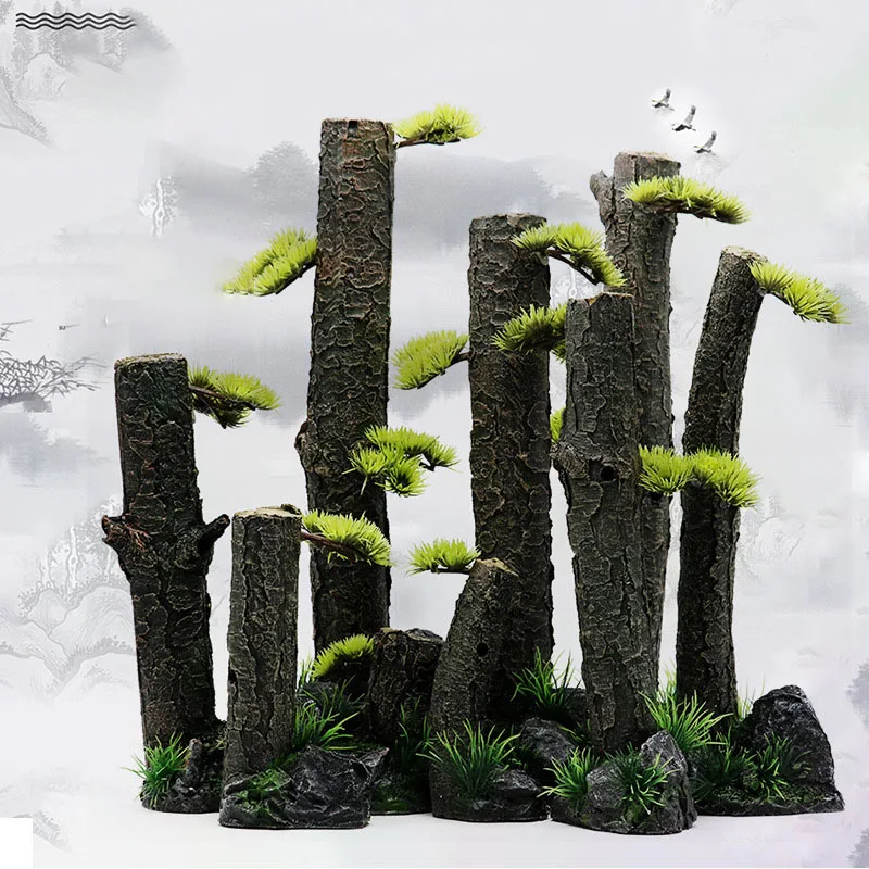 

Aquarium Decoration Ornament Landscaping Aquarium Decoration Accessories Resin Tree