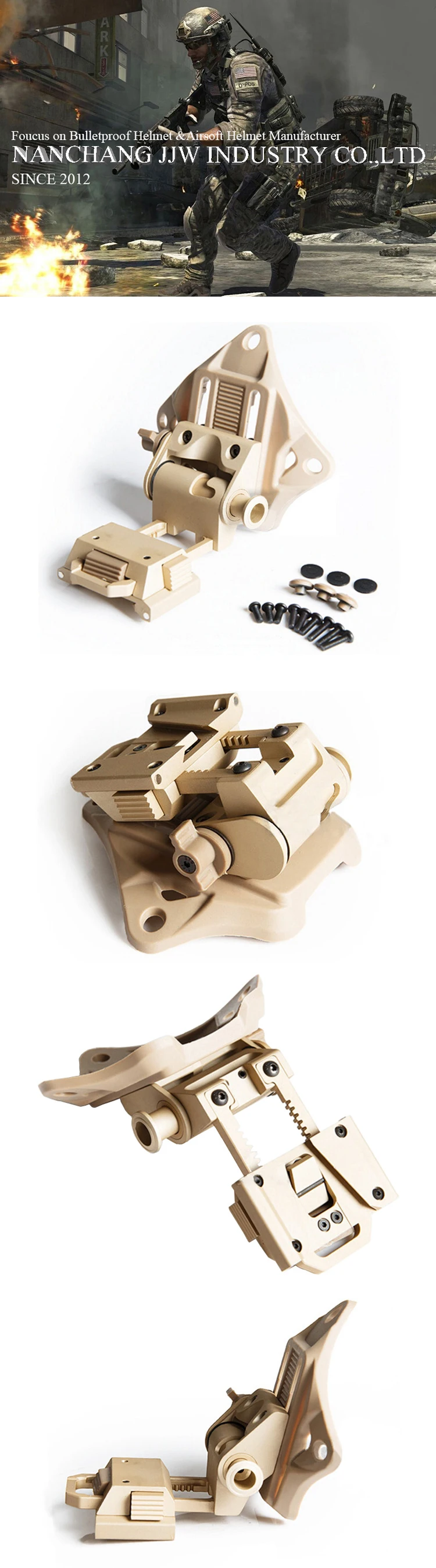 Tactical Mount Aluminum Frame Helmet Accessories Nvg Mount Buy Helmet Accessories Nvg Mount