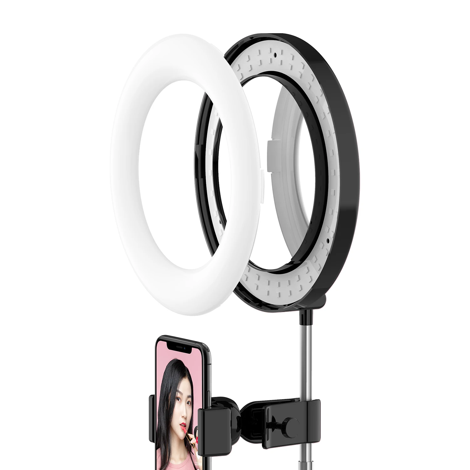 6 Zoll (g3 )led Selfie Ring Licht Mit Handy Halter & Spiegel Für Live