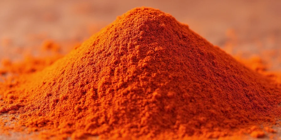A collage showing sweet, hot, and smoked paprika in separate jars.