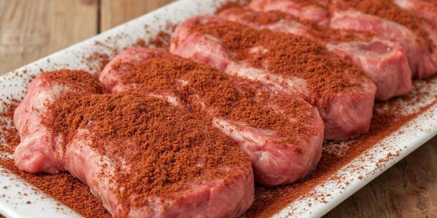 Spice breakdown for meat seasoning