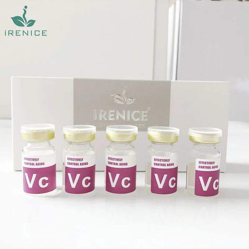 

iRenice Vitamin C Microneedling mesotherapy serum anti wrinkles meso solution for meso pen, Transparent