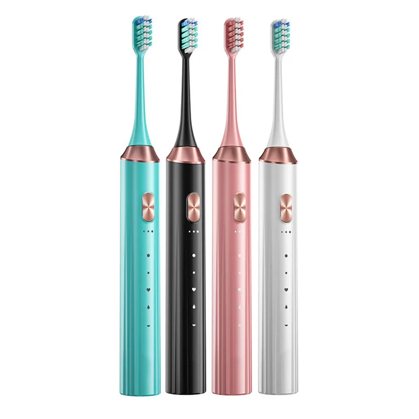

DP43 Customized China Oem Black Slim Battery Ultrasonic Travel Smart Sonic Electric Toothbrush, White/pink/green/black